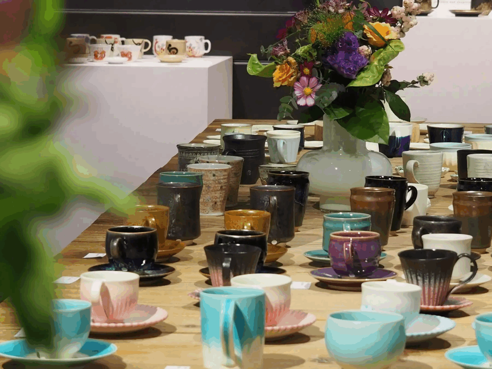 『珈琲とうつわ 4th』の会場風景